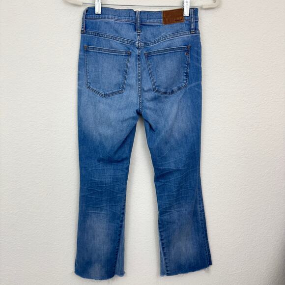 Madewell Womens Cali Demi Boot Jeans Size 26 Denim Blue - Picture 5 of 10